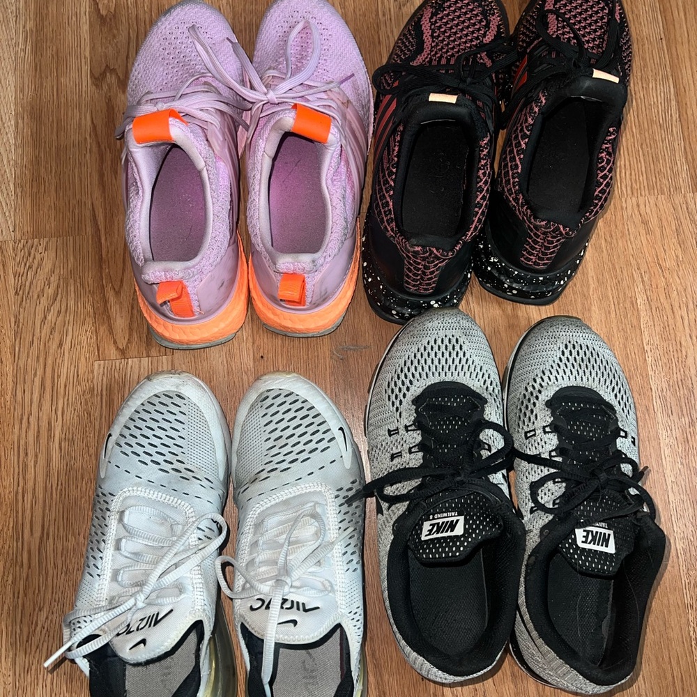 Nike and Adidas’s Multicolor Athletic Shoe BUNDLE